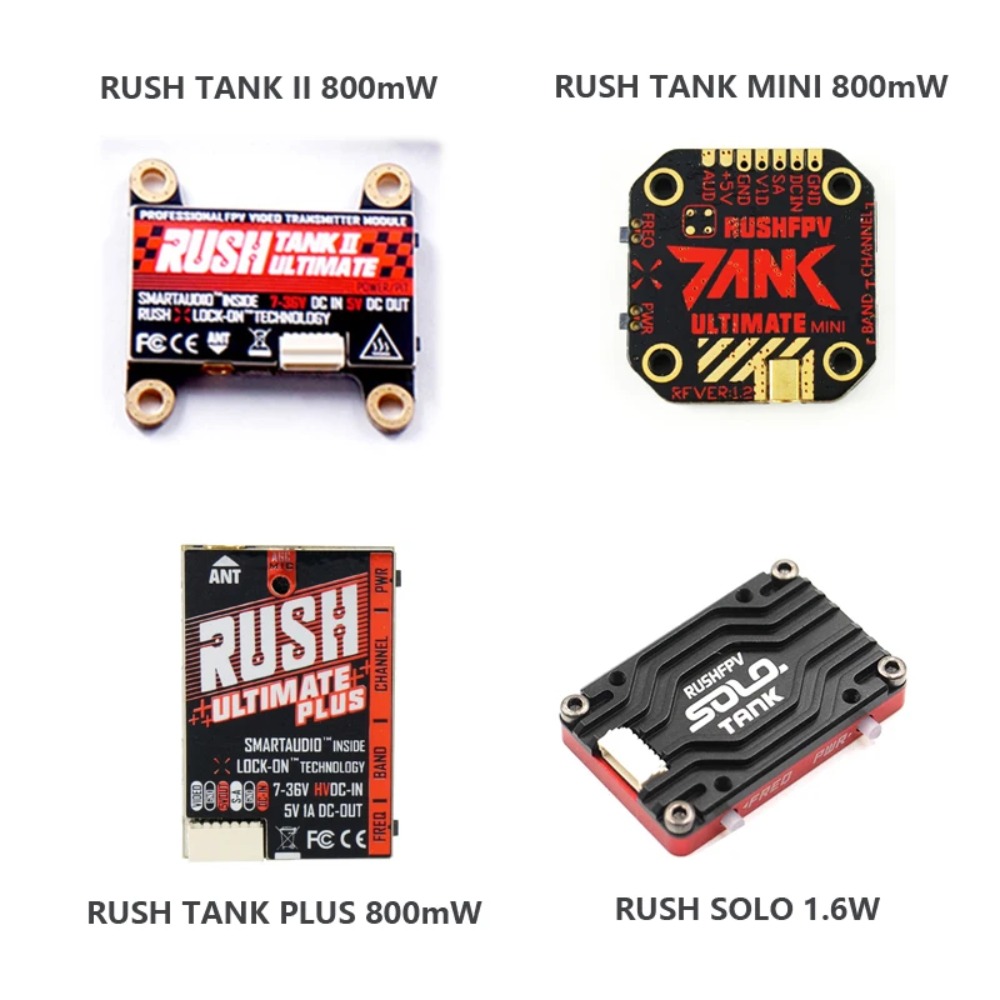 RUSH TANK Ultimate II/Mini/PLU - Drone Racing Vtx review and price